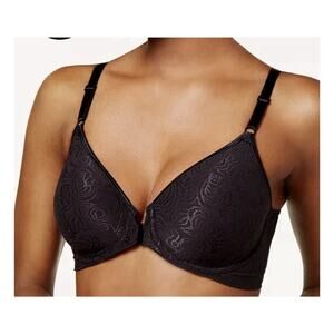 BALI Black Comfort Revolution Front-Close Shaping Bra, US Size 40D new With Tags